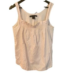 Marc by Marc Jacobs Swiss dot smocked cotton top